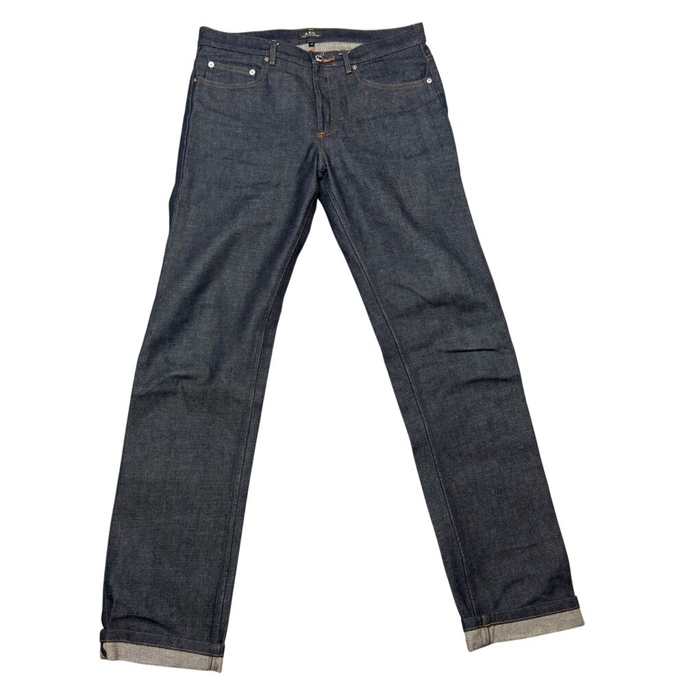 A.P.C. Jean New Standard Selvedge Denim Jeans Men's 32x34 Minimalist